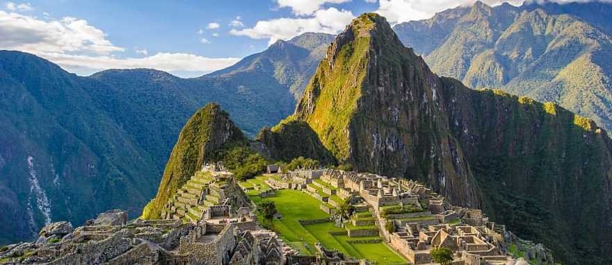 Ruins of Machu Picchu, the lost city of the Incas in Peru Ruins of Machu Picchu, the lost city of the Incas in Peru