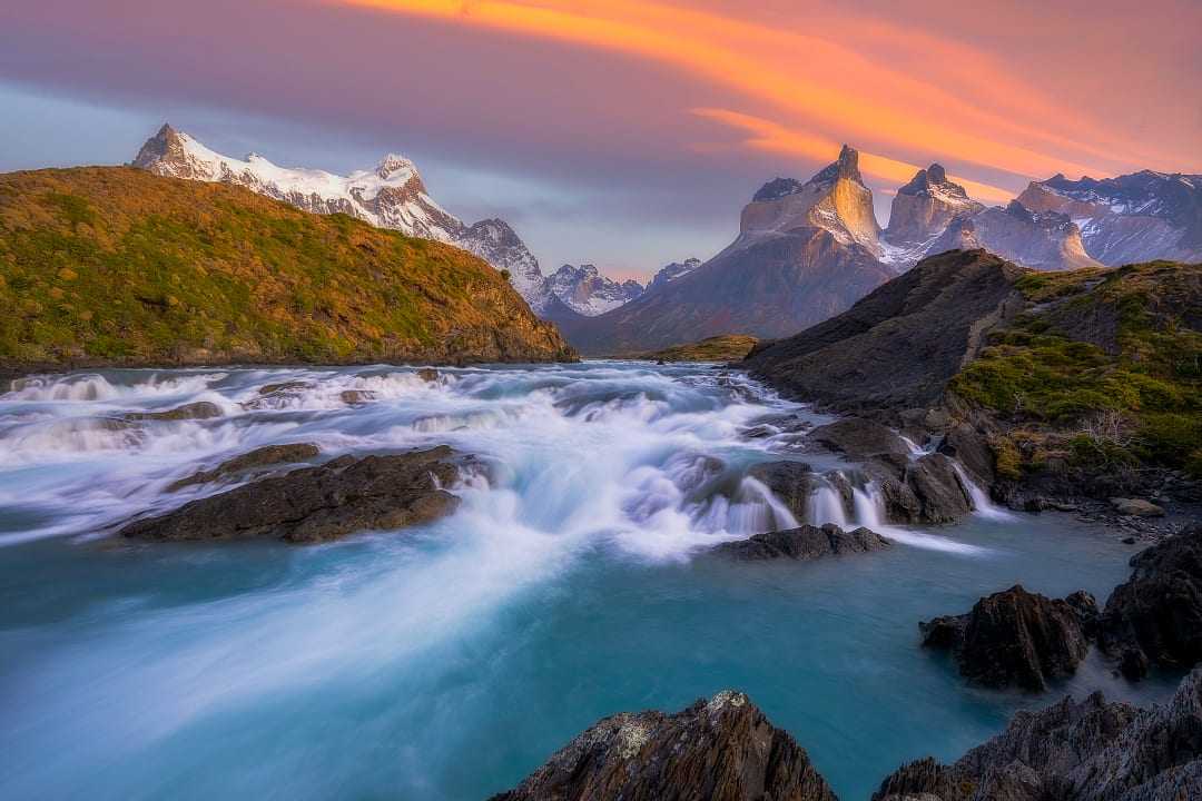 Salto Grande in Torres del Paine National Park, Chile