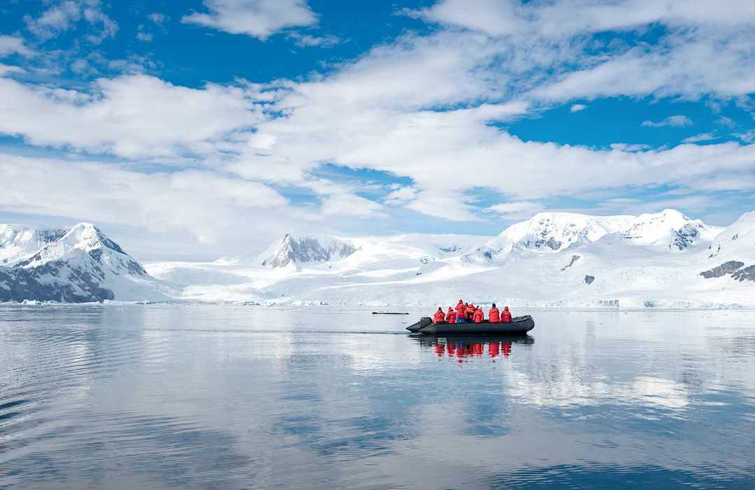 Expedition in Antarctica. Expedition in Antarctica.
