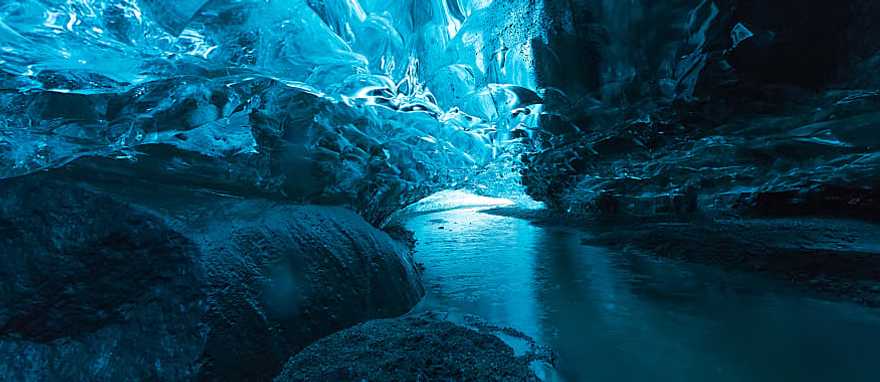 Big ice cave at Vatnajokull glacier Iceland Big ice cave at Vatnajokull glacier Iceland