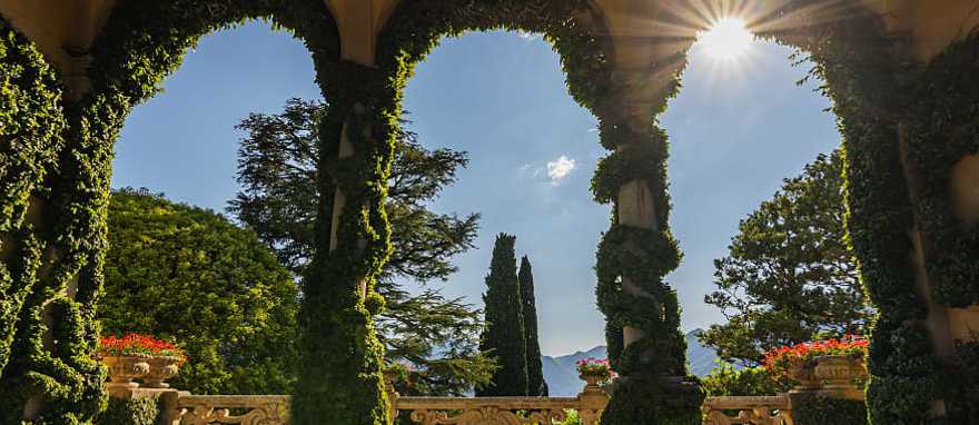 Villa Balbianello on Lake Como, Italy