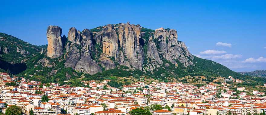 Kalambaka city in Greece Kalambaka city in Greece