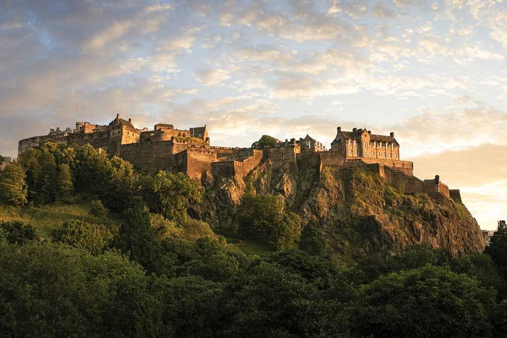 Edinburgh Castle in Scotland