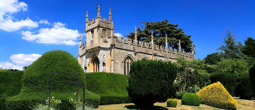 Sudeley Castle near Winchcombe village in England