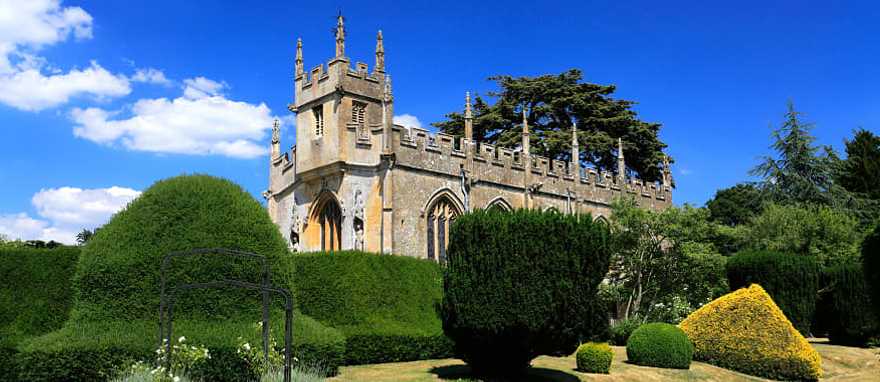 Sudeley Castle near Winchcombe village in England