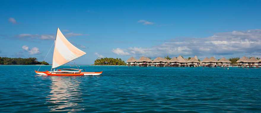 Bora Bora in French Polynesia Sailing around Bora Bora in French Polynesia