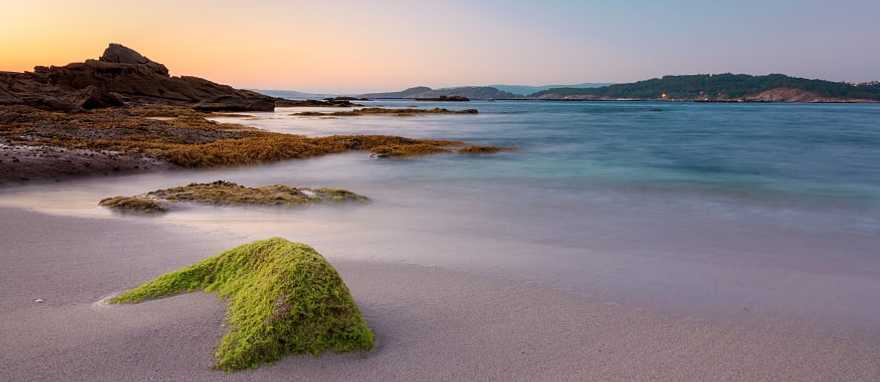 Beach on the Galician coast of Spain