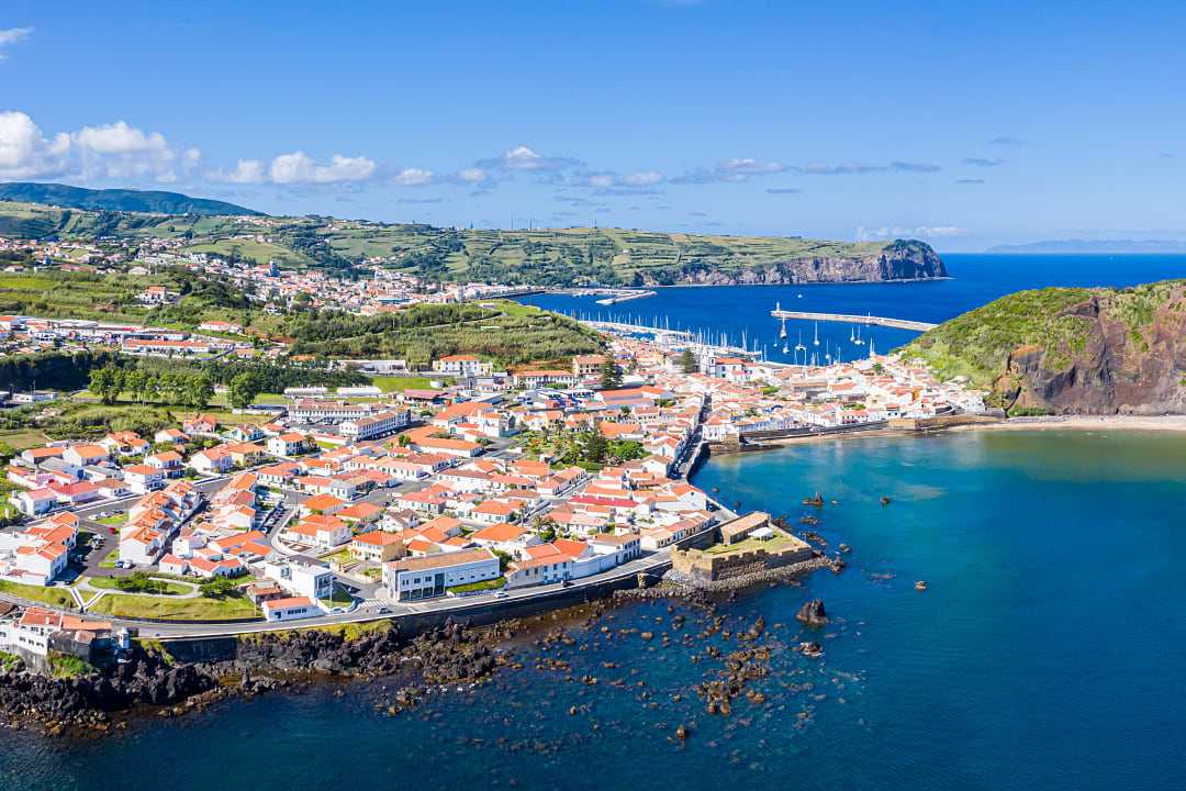 Fort of San Sebastian in the Azores