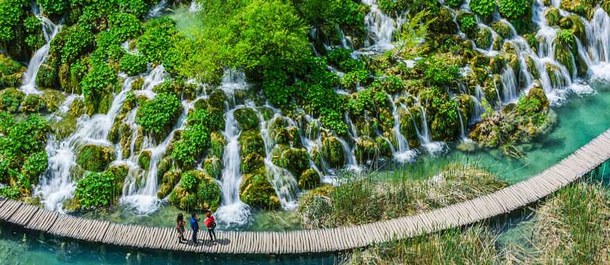 Waterfalls in Plitvice Lakes National Park. Waterfalls in Plitvice Lakes National Park.