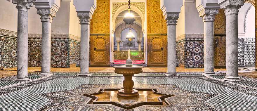 Moulay Ismail Mausoleum at Maknes, Morocco 