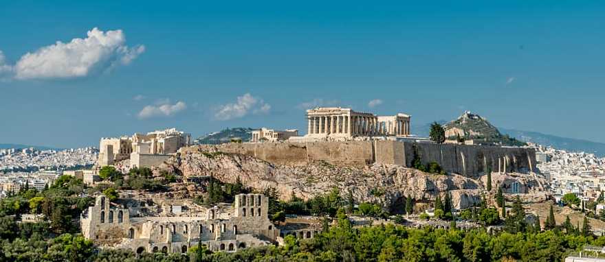 The Acropolis in Athens, Greece