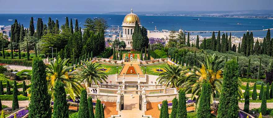 Bahai gardens in Haifa, Israel