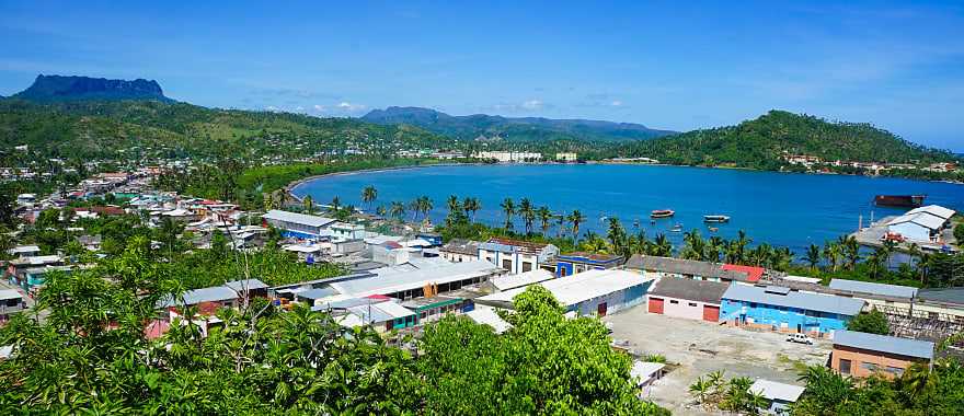 View of Baracoa in Cuba 