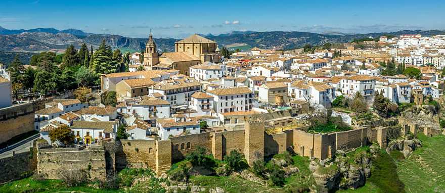 Medieval hilltop town of Ronda, Spain