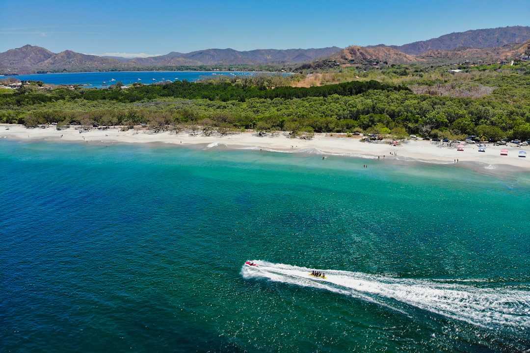 Water activities at Flamingo Beach in Guanacaste, Costa Rica