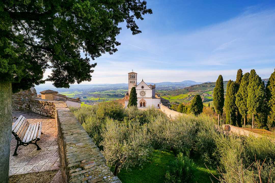 Medieval town of Assisi, in Umbria, Italy.