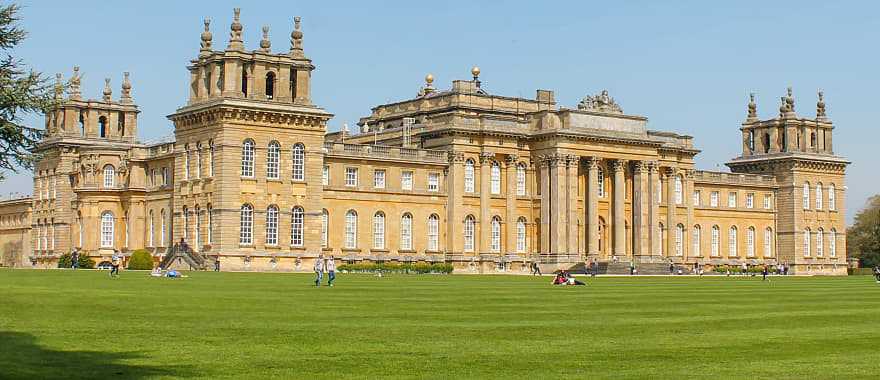 Blenheim Palace in Oxfordshire, England