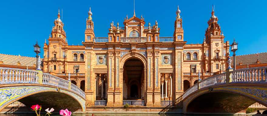 Plaza de España in Seville, Spain