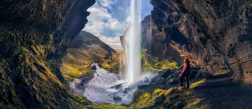 Seljalandsfoss waterfall in Iceland