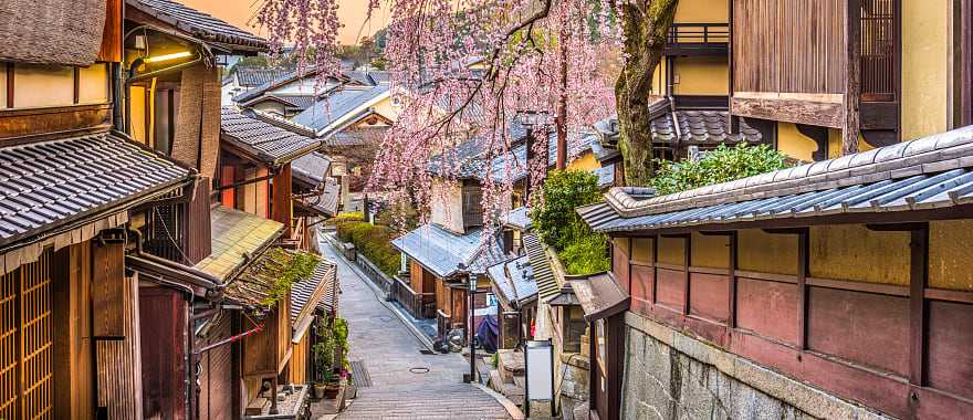 Higashiyama distirct in Kyoto, Japan