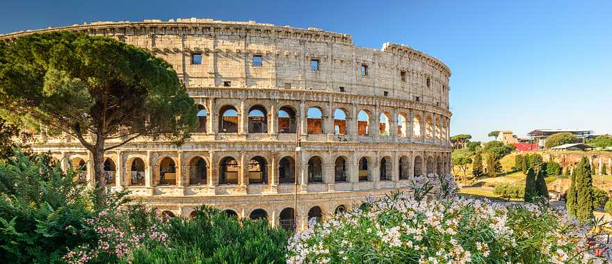 The Colosseum in Rome, Italy