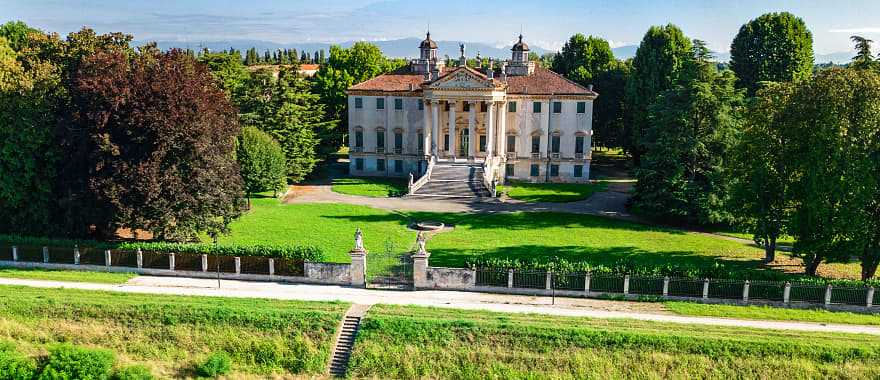 Villa Giovanelli along the Brenta Canal in Veneto, Italy