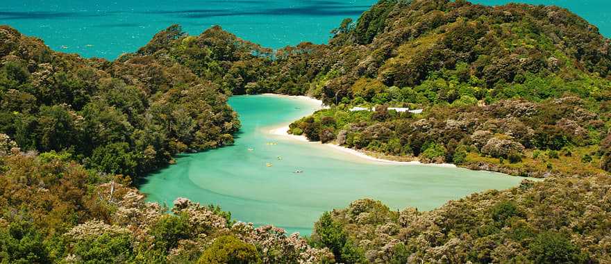 Frenchman Bay Lagoon at Abel Tasman National Park