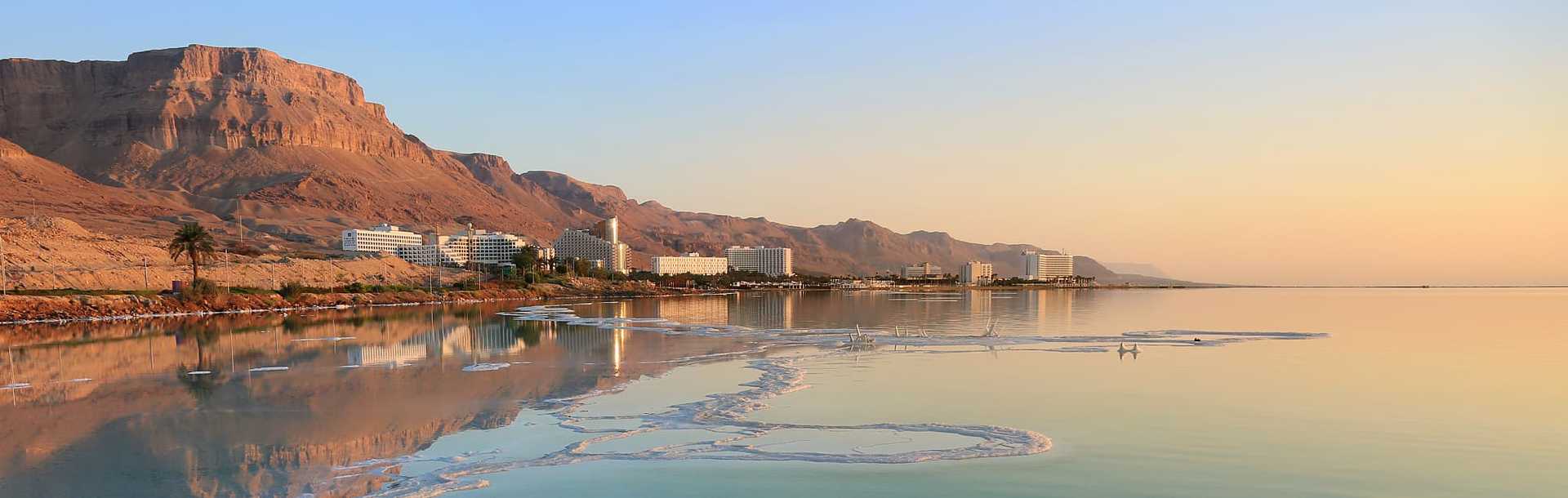 View of the Dead Sea in Israel.