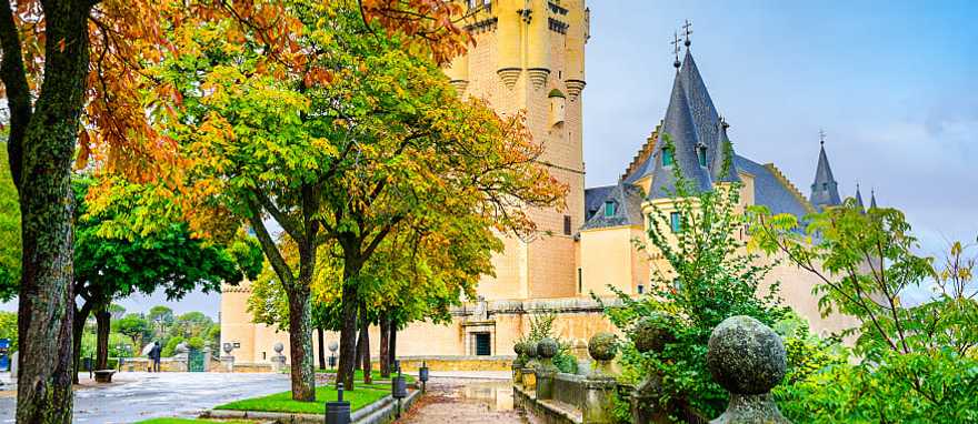 Alcazar Castle in Segovia, Spain. Alcazar Castle in Segovia, Spain.