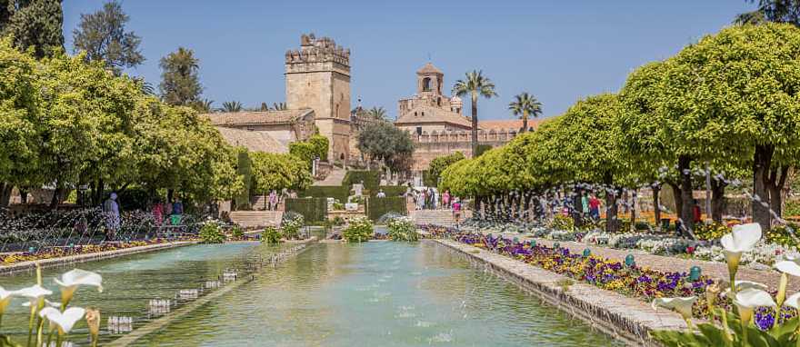 The magnificent Alcázar in Seville, Spain 