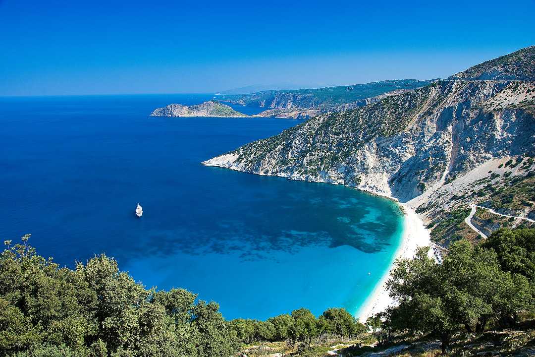 Myrtos Beach, Kefalonia, Greece