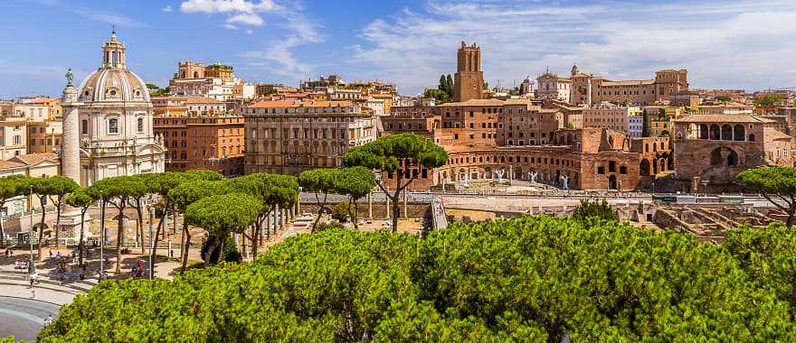 Piazza Venezia in Rome, Italy