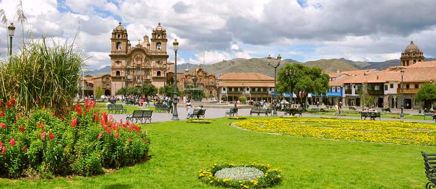 Plaza de Armas and La Campagna Church, Cusco