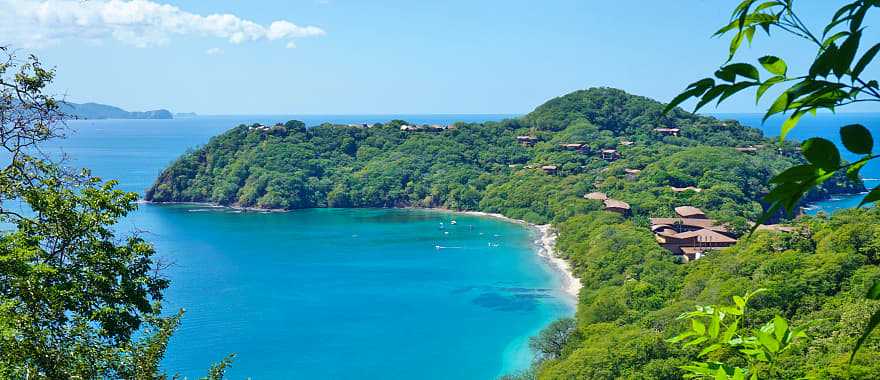 Guanacaste coastline in Costa Rica