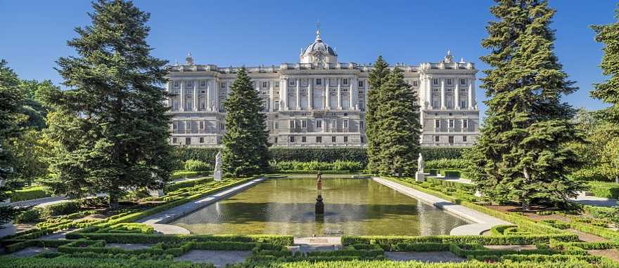 Gardens of the Royal Palace in Madrid, Spain Gardens of the Royal Palace in Madrid, Spain