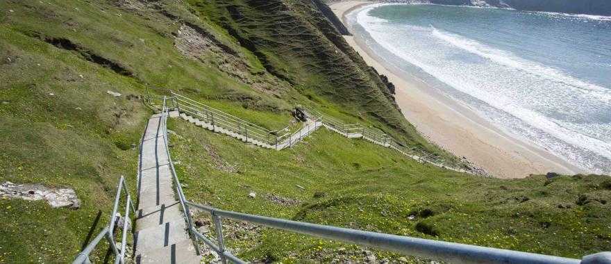 Silver Strand beach in Donegal, Ireland