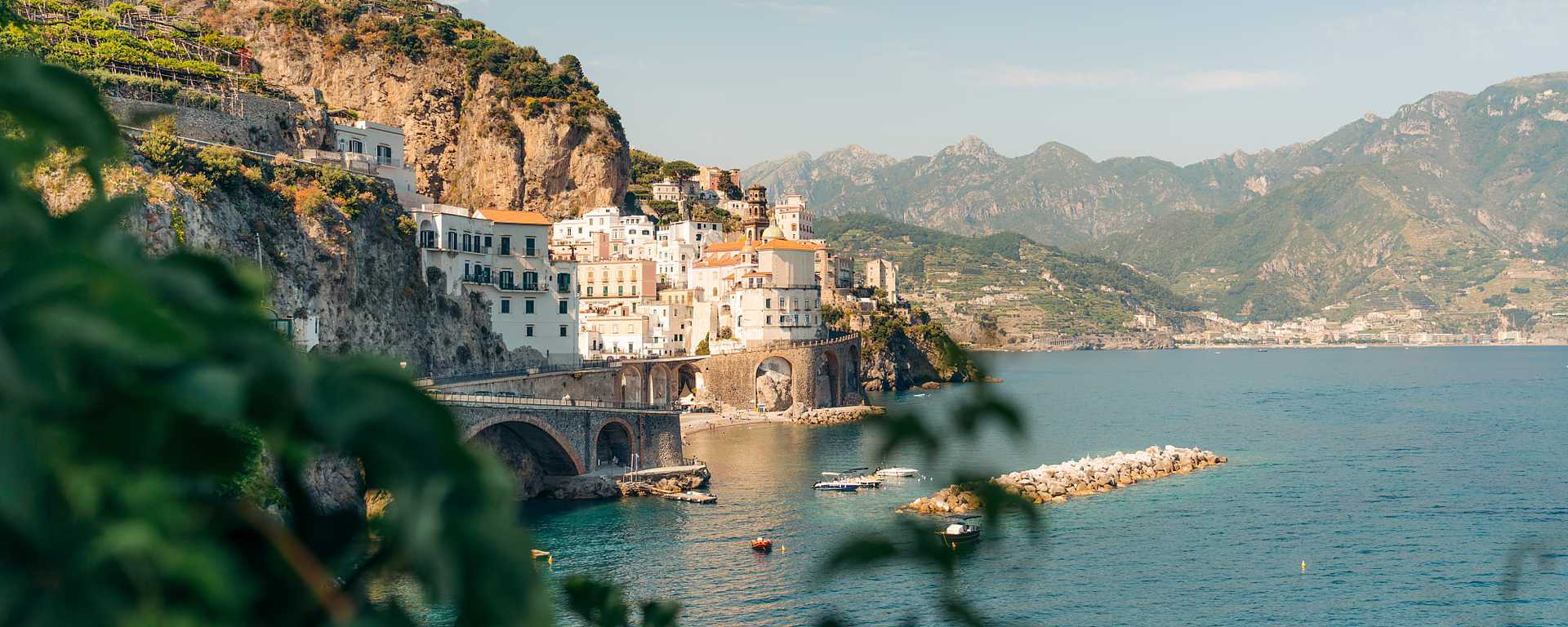 Atrani, a coastal village in the Campania region