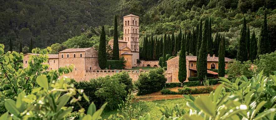 San Pietro in Valle Abbey in Valnerina, Umbria, Italy.