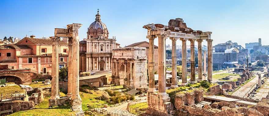 The Roman Forum in Rome, Italy