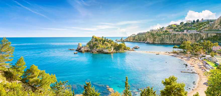Delightful coastal town of Taormina, Sicily, Italy Delightful coastal town of Taormina, Sicily, Italy