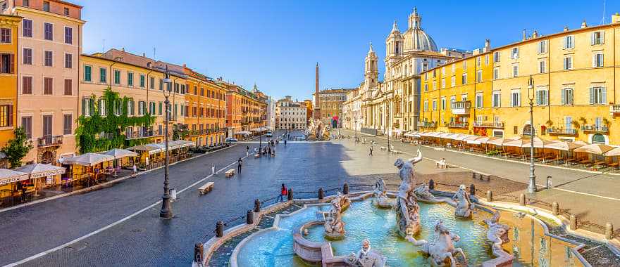 Piazza Navona in Rome, Italy