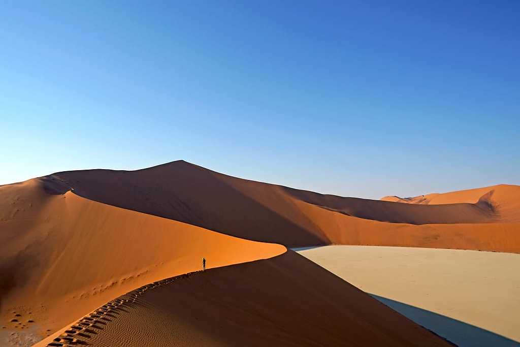 Sossusvlei in Namib-Naukluft National Park in Namibia